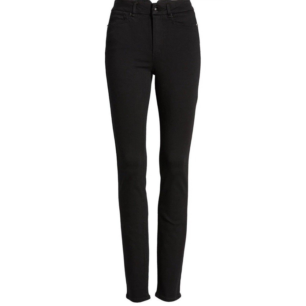 Paige Womens Denim Hoxton Skinny Jeans Size 32 Boss Black NEW